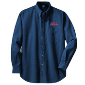 SP10 Port & Company Long Sleeve Value Denim Shirt 