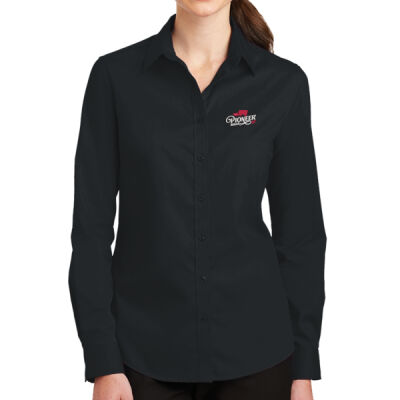 L663 Ladies SuperPro ™ Twill Shirt Thumbnail