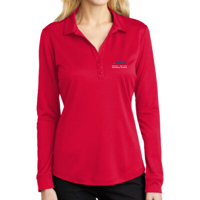 L540LS  Port Authority ® Women's Silk Touch ™ Performance Long Sleeve Polo Thumbnail