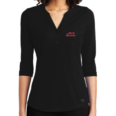 LOG104  OGIO® Women's Jewel Henley Thumbnail