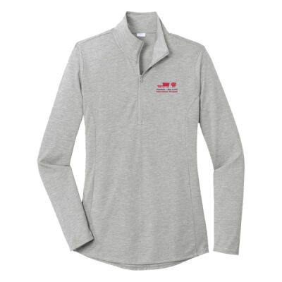LST407  Sport-Tek® Women's PosiCharge® Tri-Blend Wicking 1/4-Zip Pullover Thumbnail