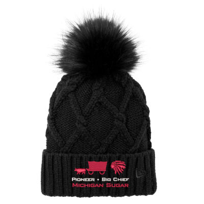 NE911  New Era ® Faux Fur Pom Beanie Thumbnail