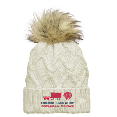 NE911  New Era ® Faux Fur Pom Beanie Thumbnail