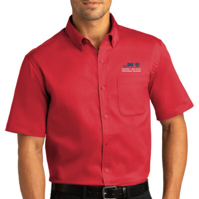 W809  Port Authority® Short Sleeve SuperPro React™Twill Shirt Thumbnail